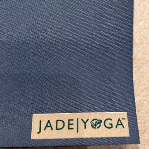 Jade Yoga Fusion Mat 8mm thick - Navy Blue